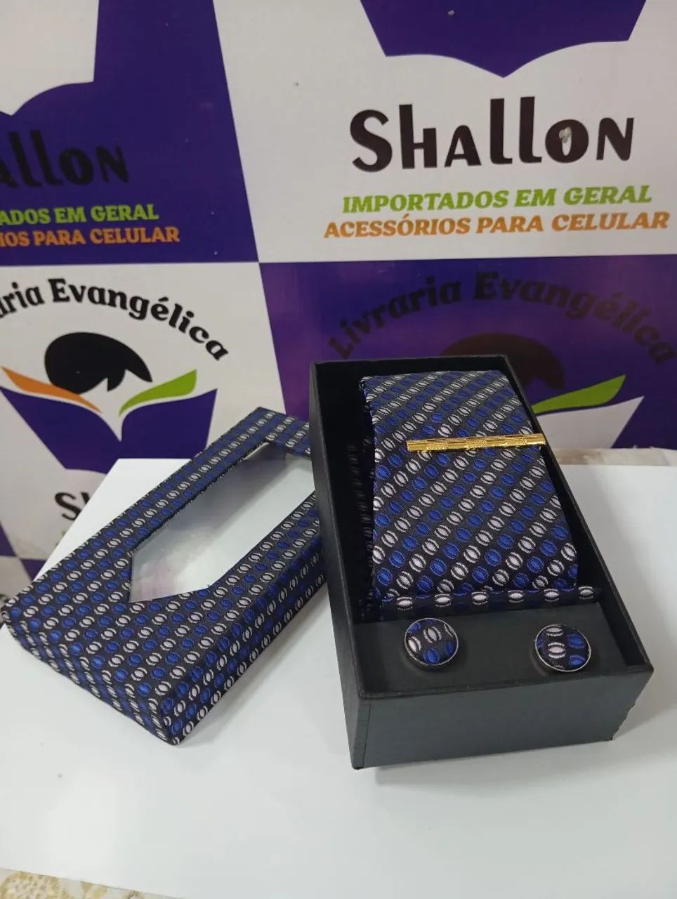 Kit Gravata Luxo Executivo 4 Peças - Foto 4