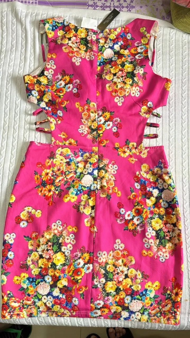 Vestido Presage estampado com bojo