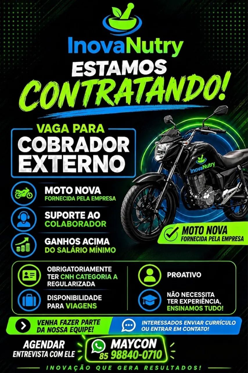 Vaga disponível 