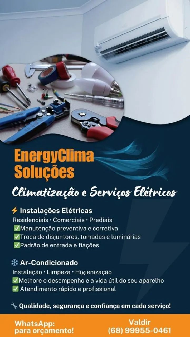 Eletricista de alta e baixa tensão e Refrigerista de ar-condicionado 