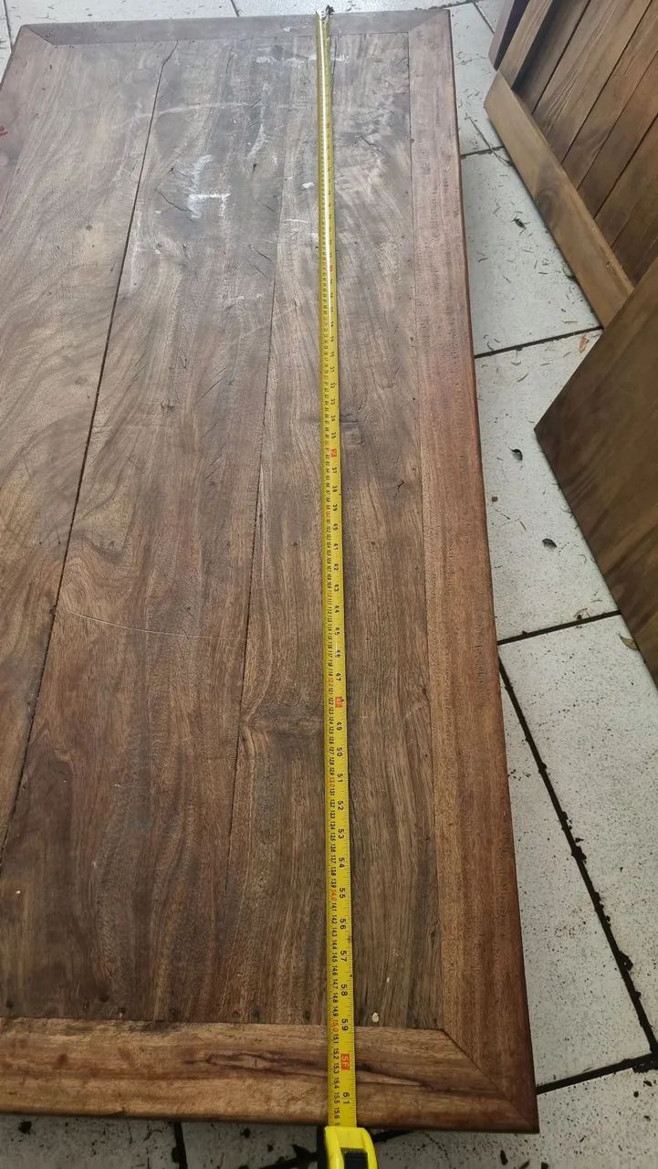 Mesa de Madeira Bruta 155x70cm