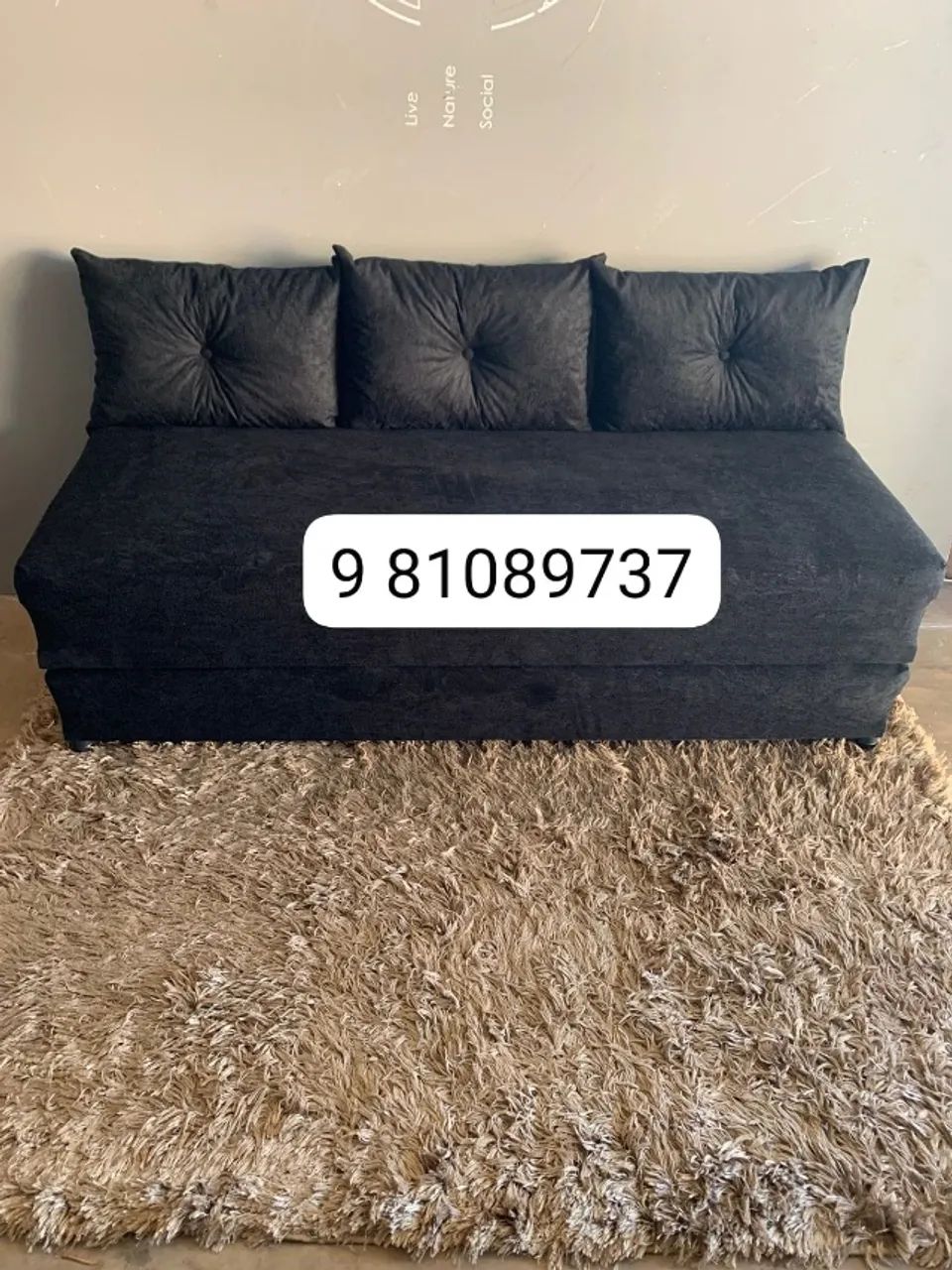 sofá cama novo diversas cores promoção