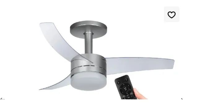 Ventiladores de Teto Arno Ultimate Bivolt Prata com 3 Pás 