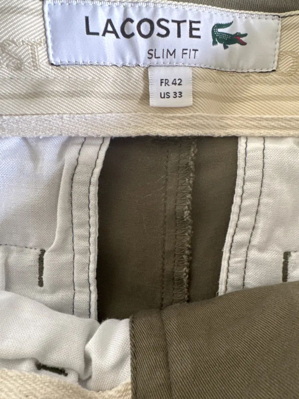 Calça Lacoste slim Fit original  - Foto 4