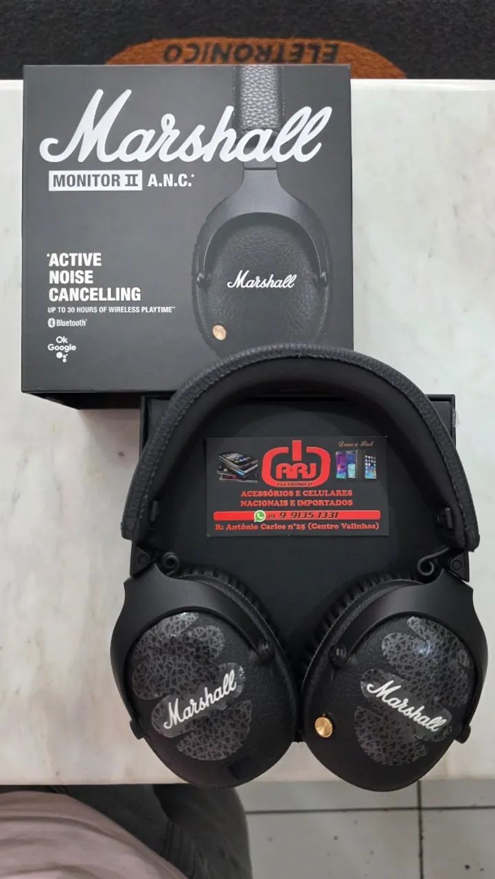 Fone Marshall Monitor II ANC Wireless - Fones de Ouvido - Centro