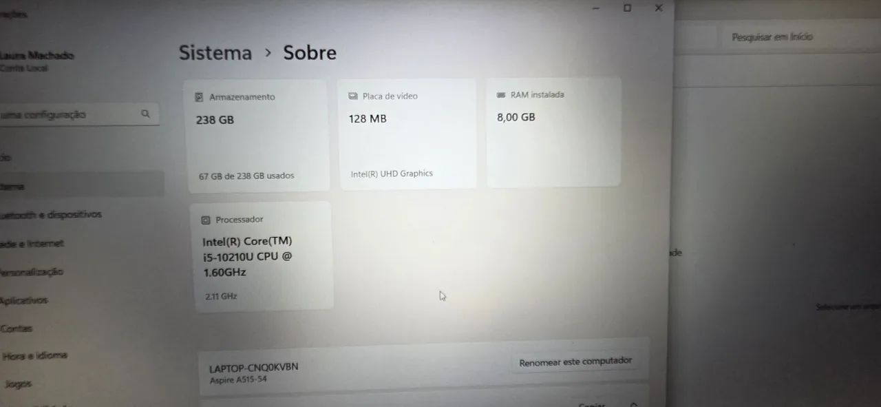 Notebook aspire 5 - Foto 3