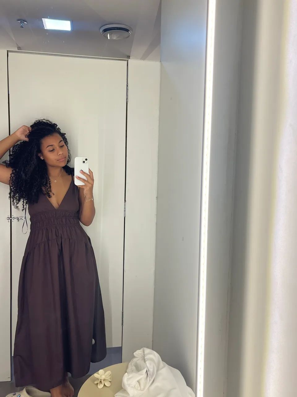 Vestido midi marrom - Renner  - Foto 2