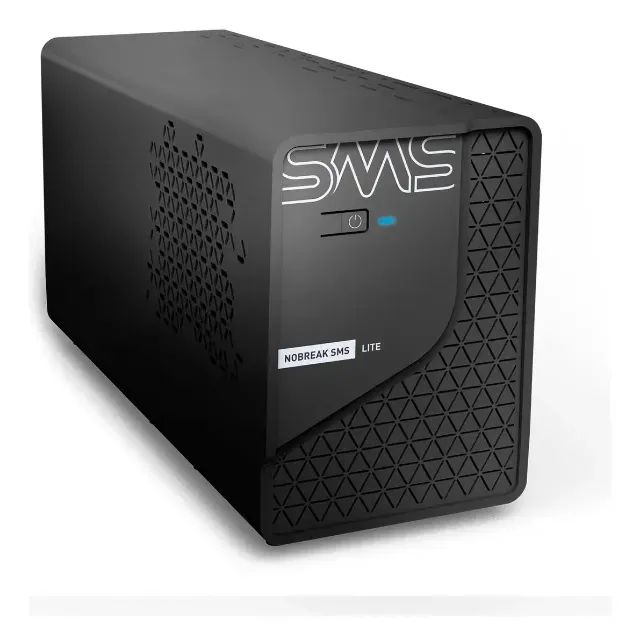 SMS NOBREAK LITE 600VA - BIVOLT ENT: 115/220V - SAÍDA: 115V - 4 TOMADAS - SENOIDAL - 1 BAT