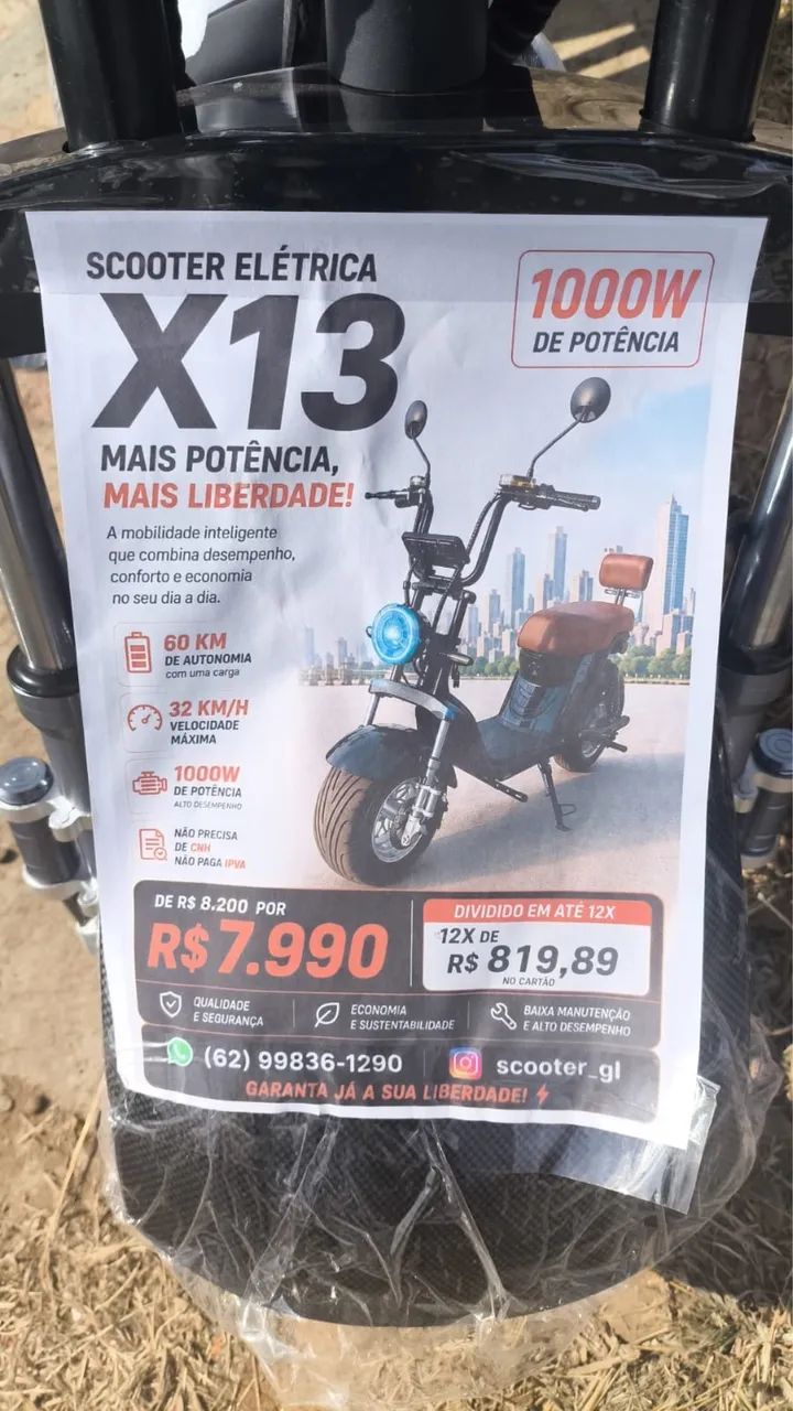Scooter x13 1000w - Foto 2