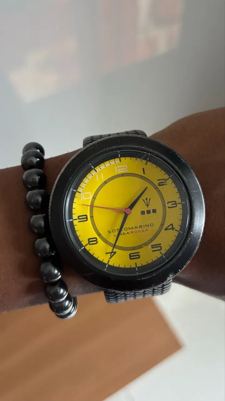 Relógio SottoMarino + Pulseira hematita