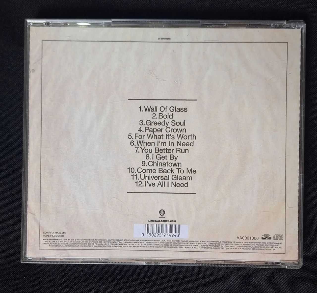 CD Liam Gallagher - As You Were - Foto 2