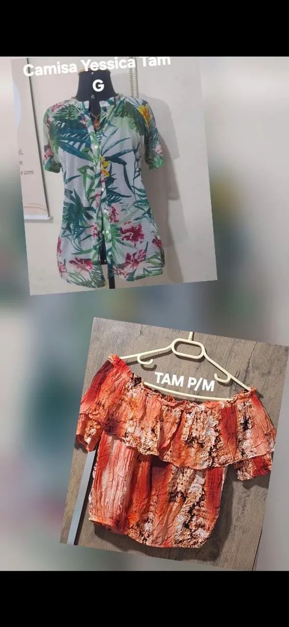 Lote de 20 blusas lindas modelos variados - Foto 5