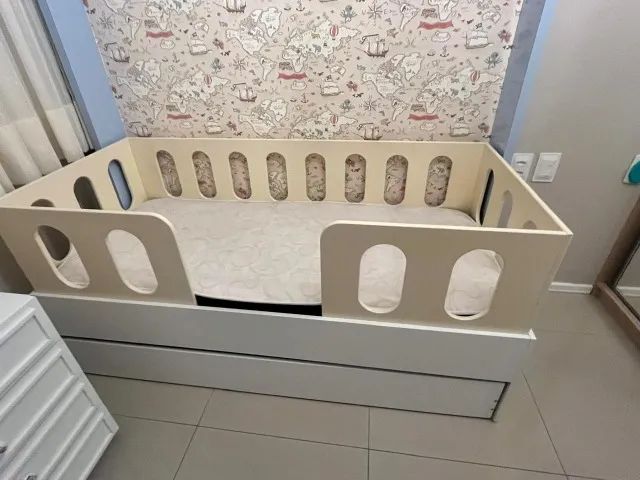 bicama infantil com dois colchões