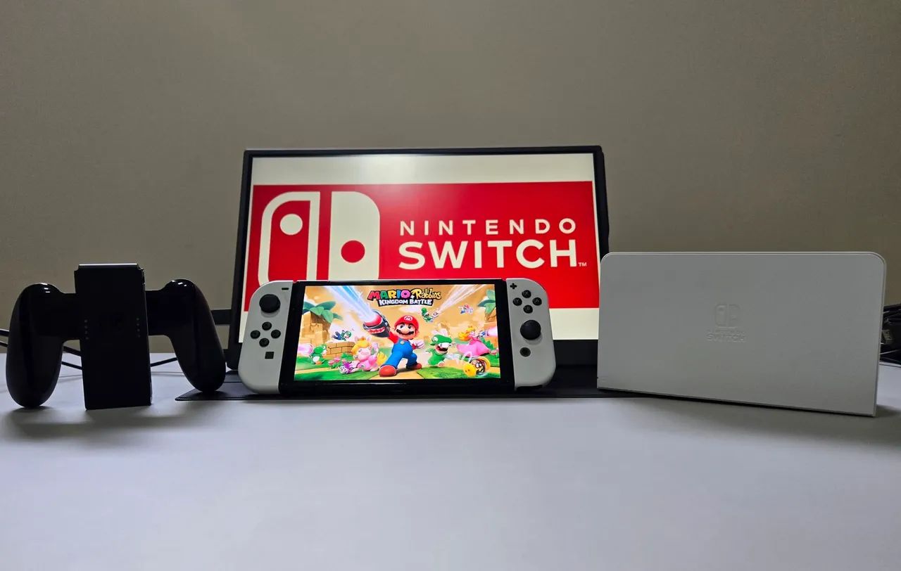 Nintendo Switch Oled - Único Dono ! - Foto 3