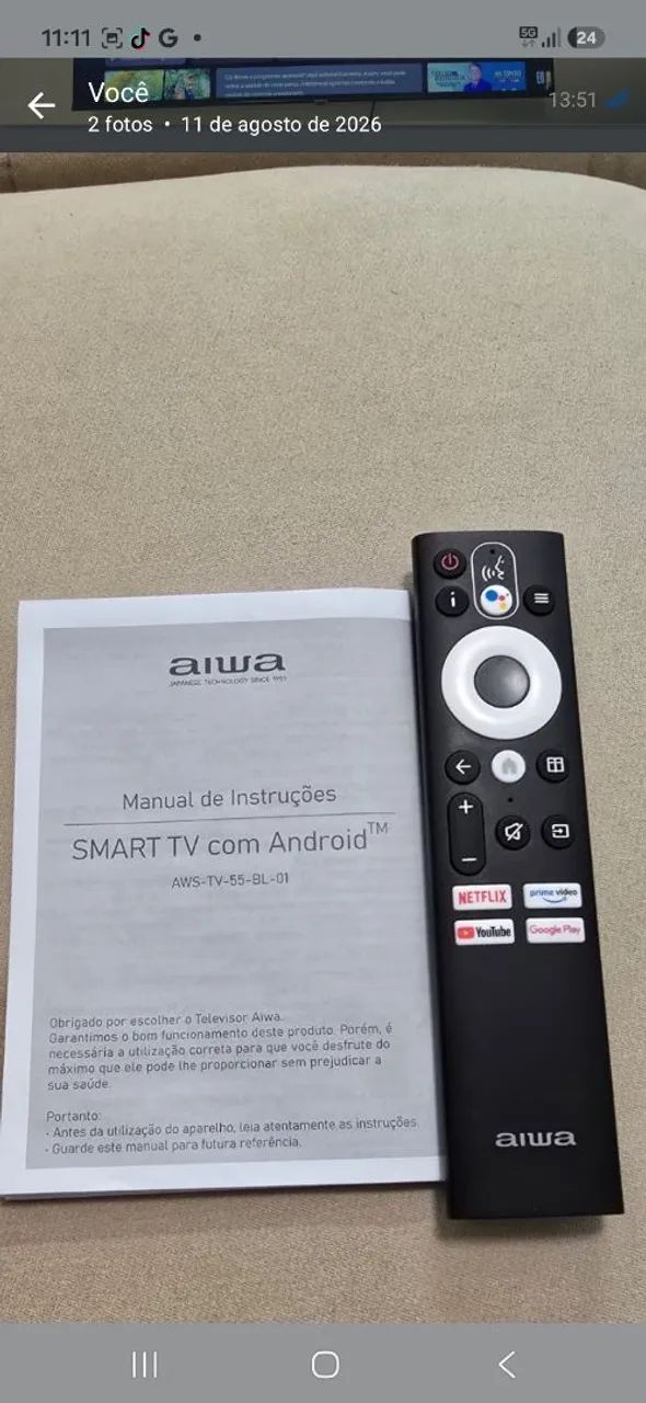 Vendo uma televisao 55 polegadas apenas 6 meses de uso, por motivo de mudança. - Foto 2