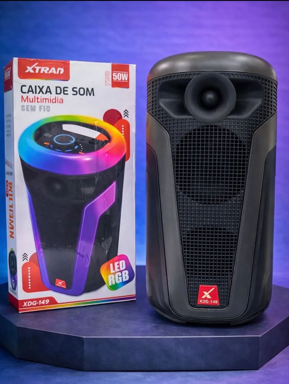 Caixa de som hmaston com Bluetooth entregamos 