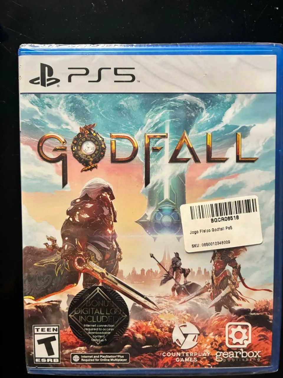 GodFall Ps5 mídia física 