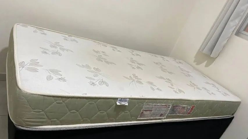 Cama de Solteiro - Conjunto Base Box e Colchão Castor