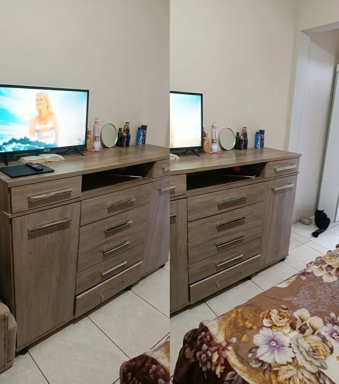 Cômoda com 7 gavetas e 2 portas - Foto 2