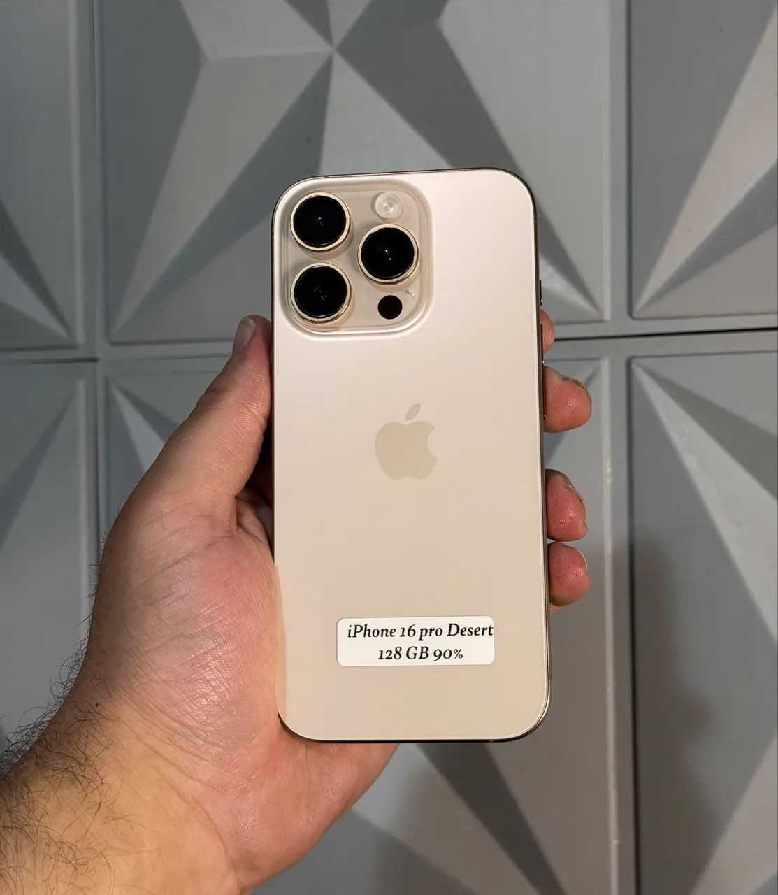 iPhone 16 pro Desert 128 Gb 90% toop 