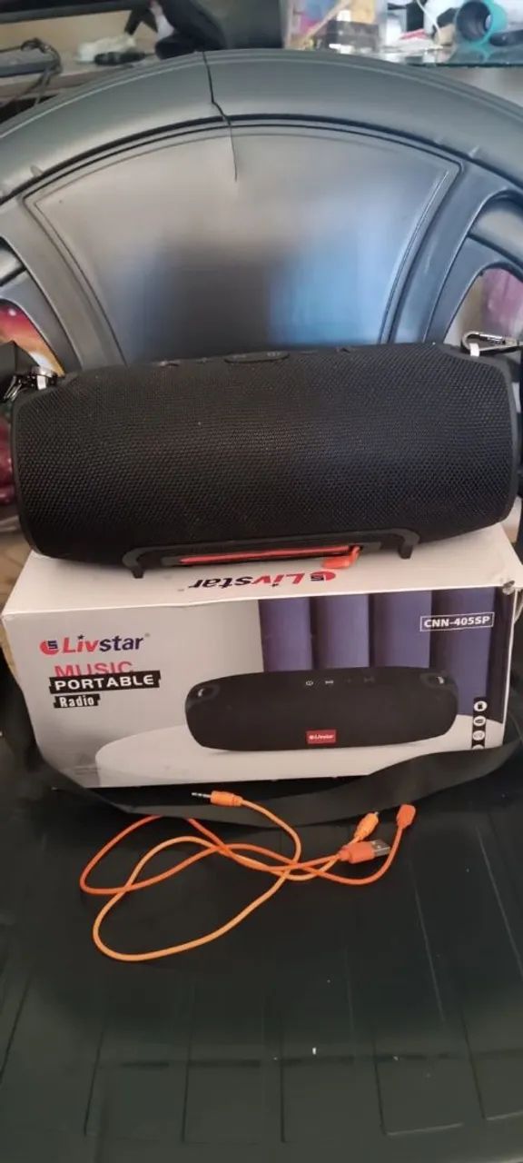 Caixa de Som Bluetooth Livstar CNN-405SP - Pouco Uso + Caixa - Foto 2