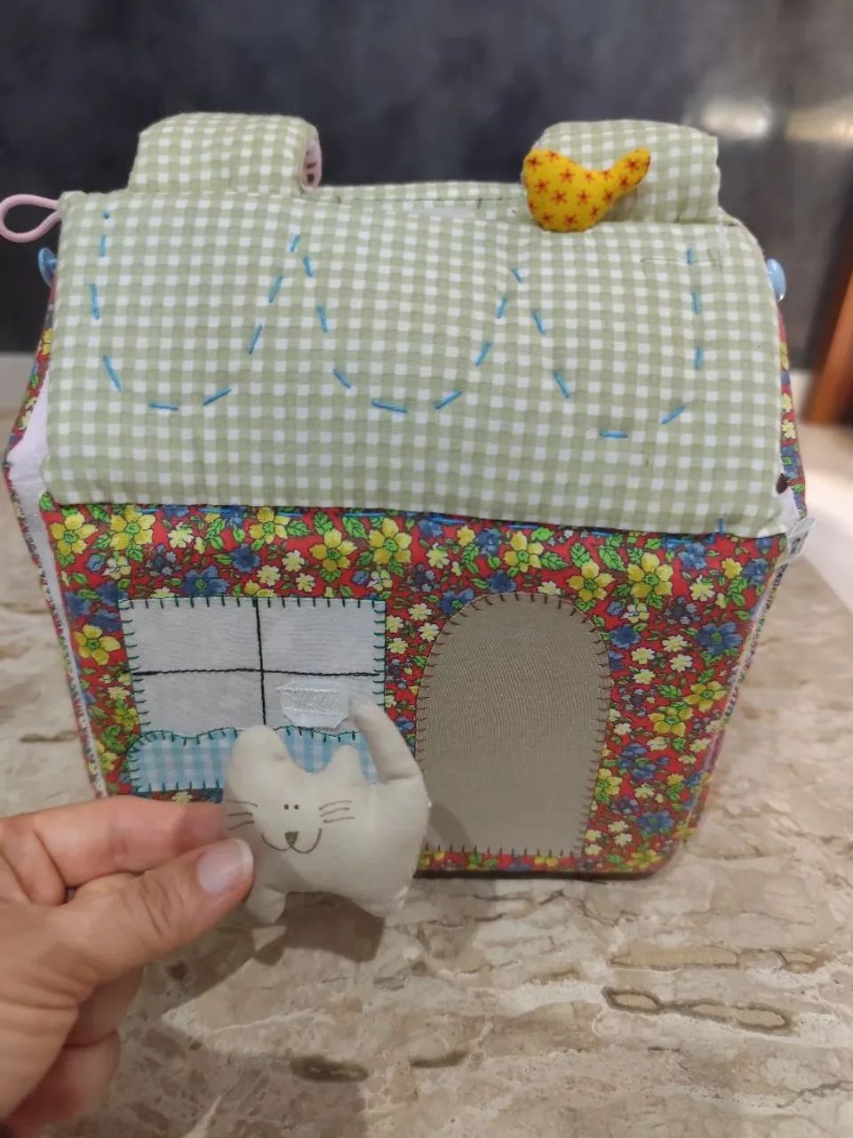 BOLSA ARTESANAL EM TECIDO (INFANTIL) - Foto 5