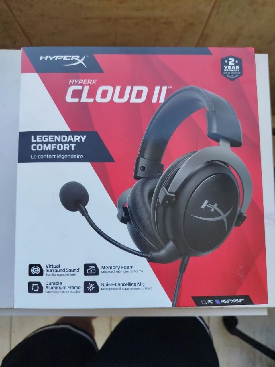 Headset HyperX Cloud II 7.1 Gamer Original Novo Lacrado