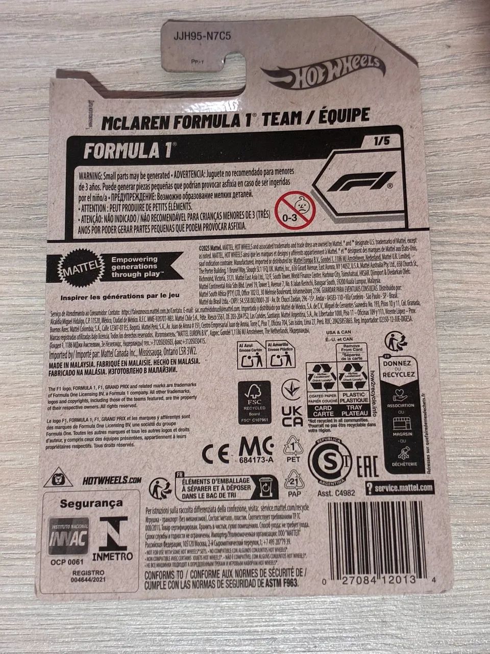 Hotwheels McLaren Formula 1 Team - Foto 3