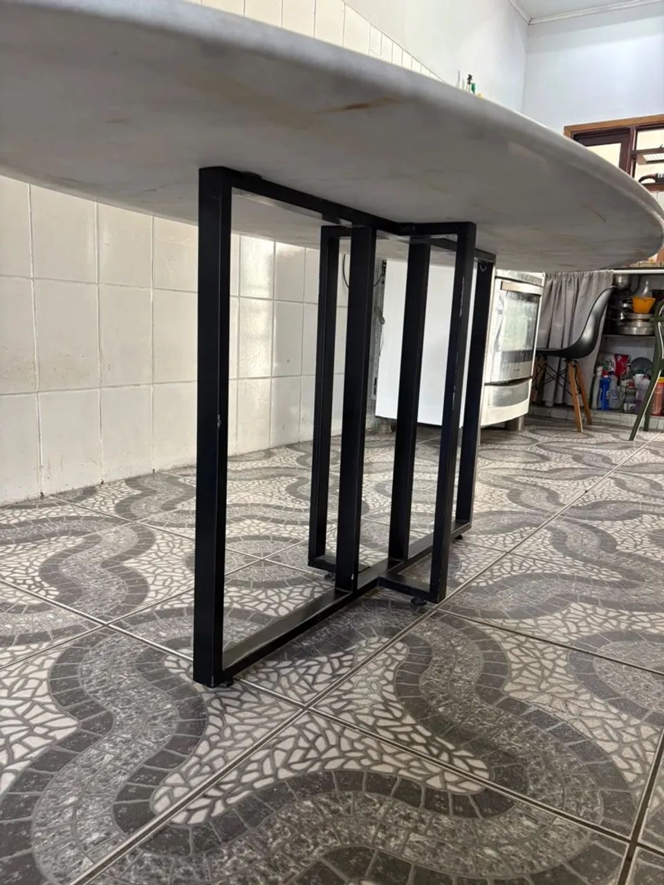 Mesa de jantar em granito branco  - Foto 3