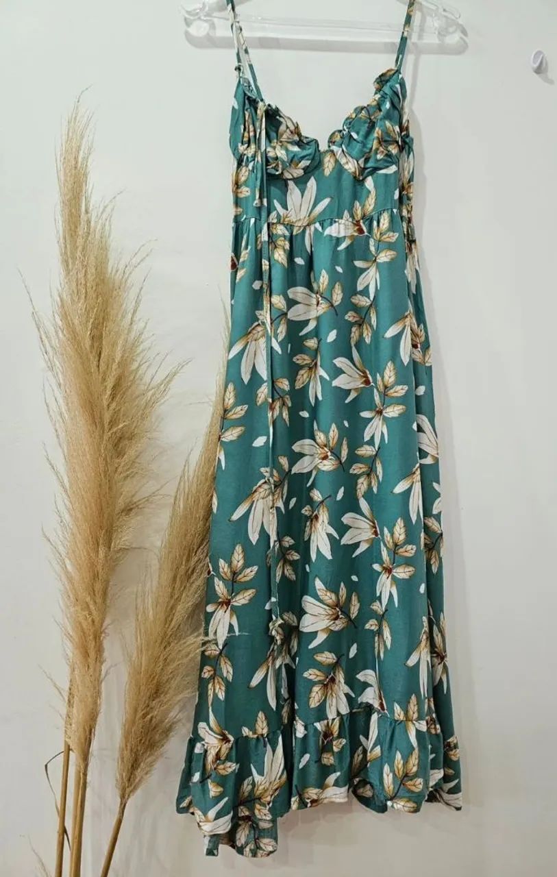 Vestido Floral Tecido Leve | Pop Café | Tananho M