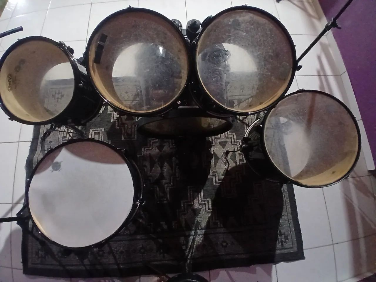 Bateria acústica  - Foto 5