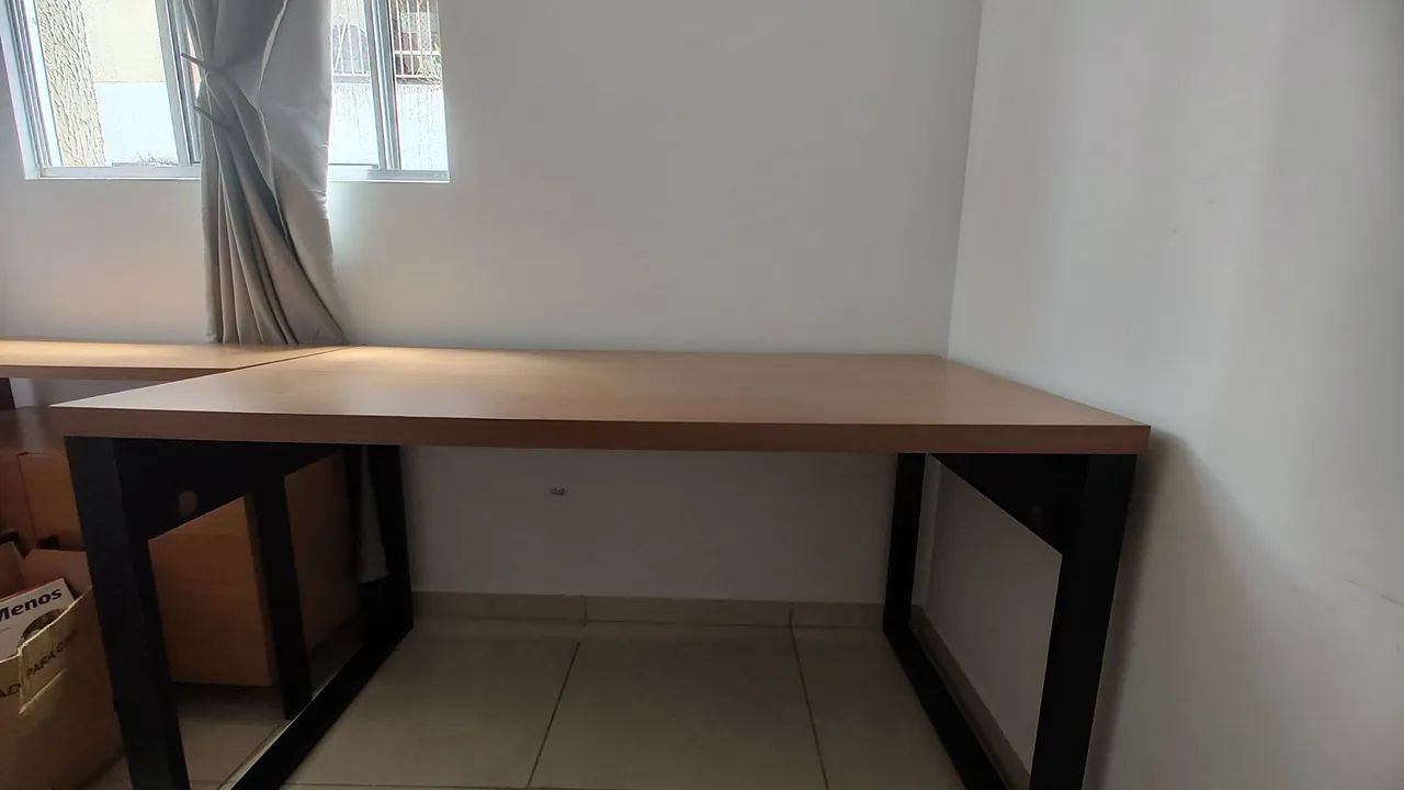 Mesa Escrivaninha Industrial 100% Mdf