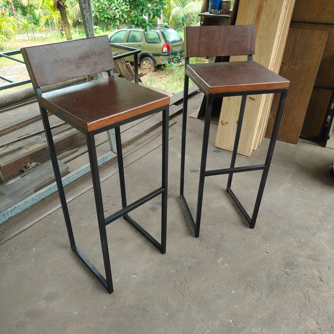 Banquetas estilo industrial  - Foto 2