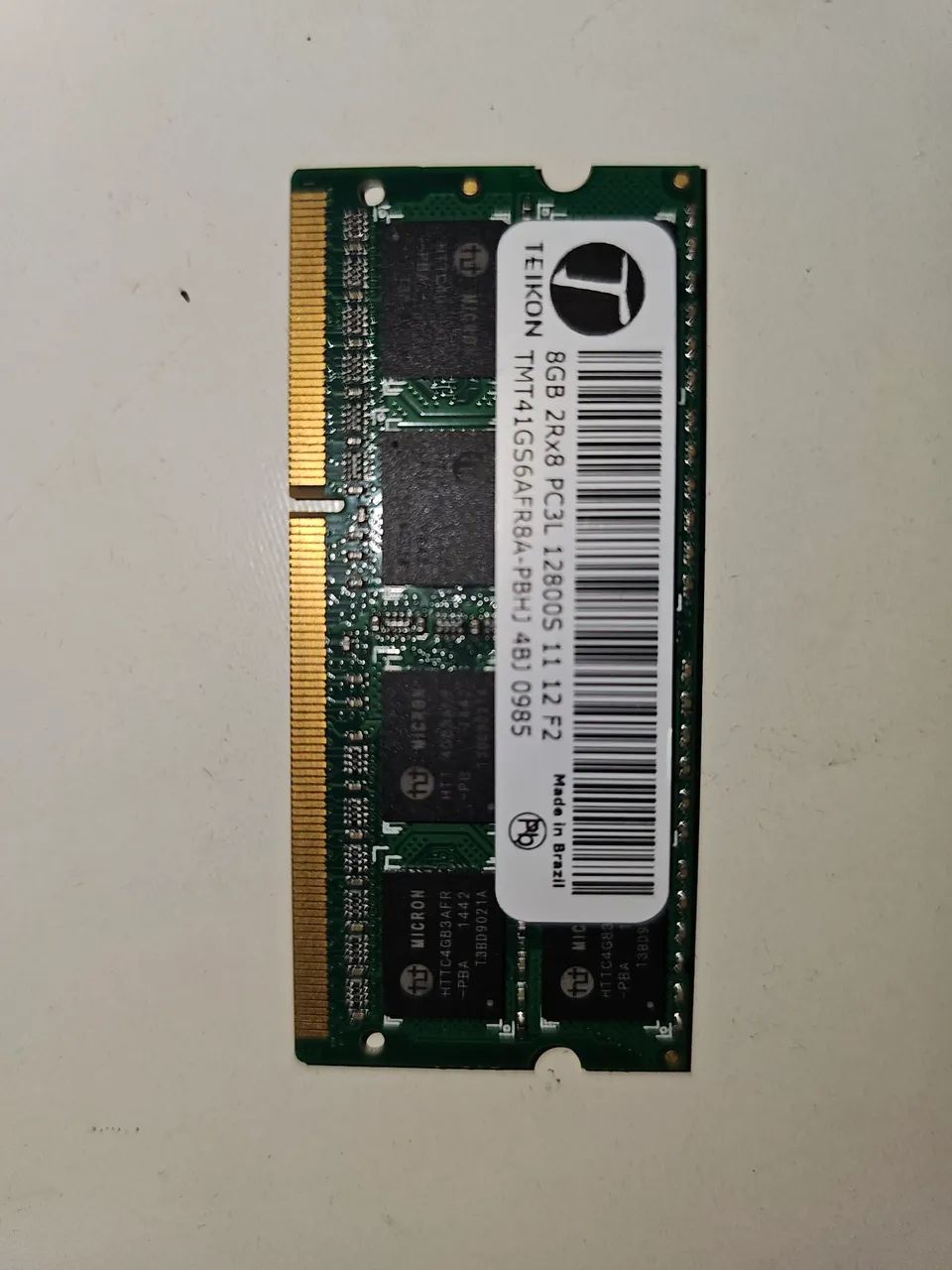MEMORIA DDR3 8GB NOTEBOOK