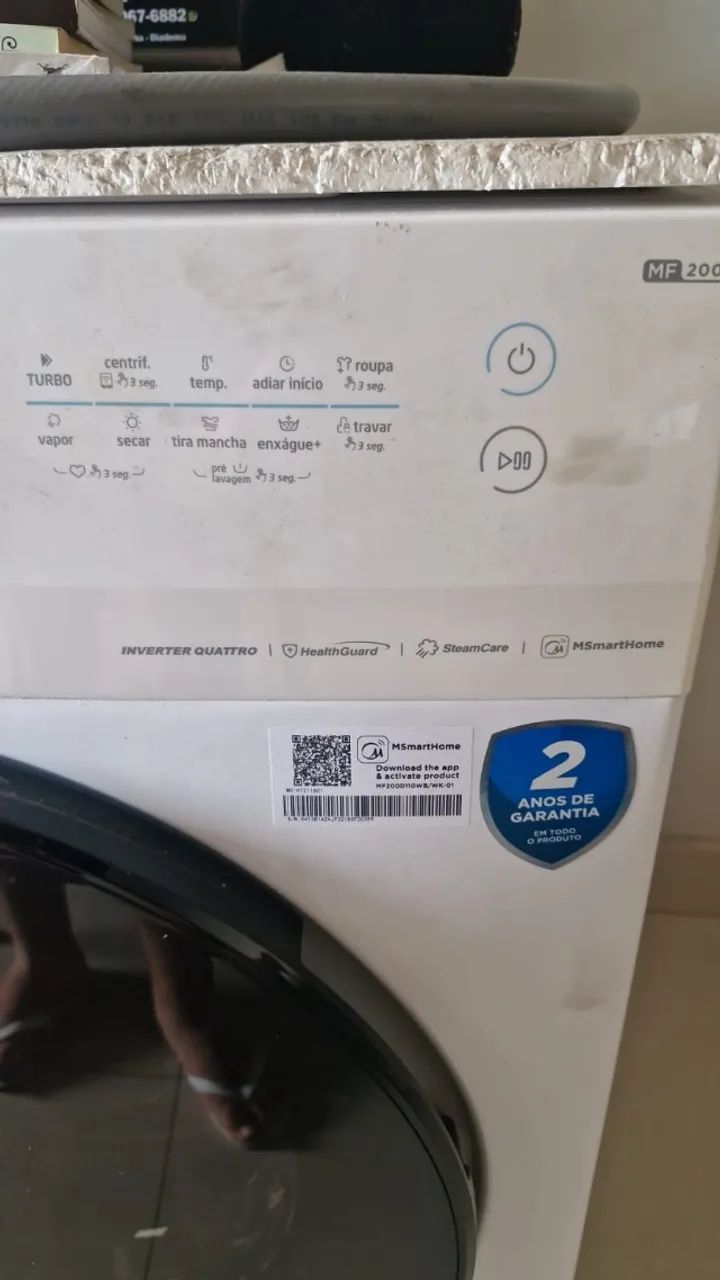 Midea Lava e Seca 11kg/7kg - Com Defeito - Foto 3