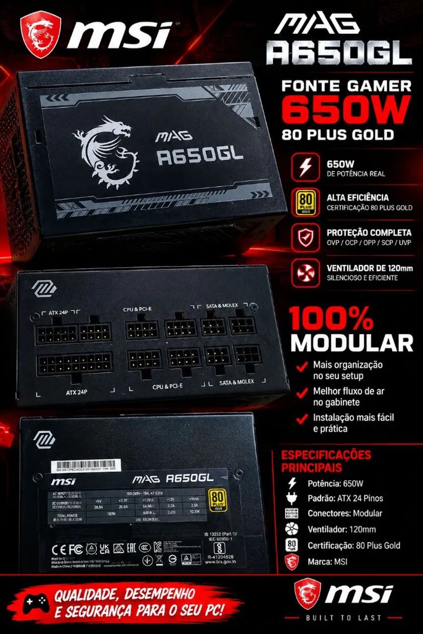 MSI MAG A65OGL