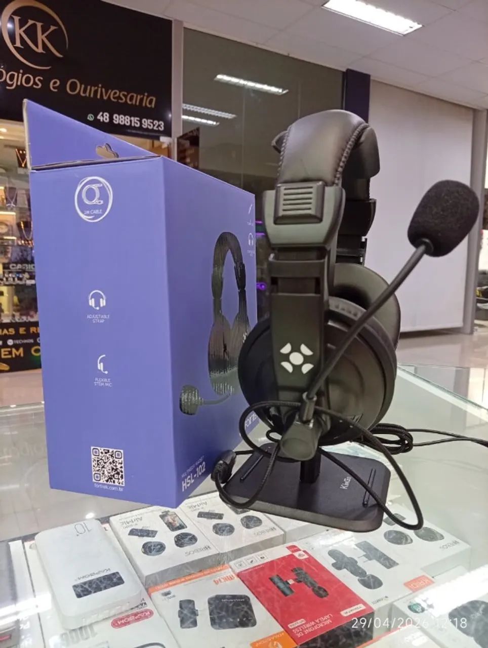 HEADSET HSL-102 FORTREK - PRETO - Foto 2