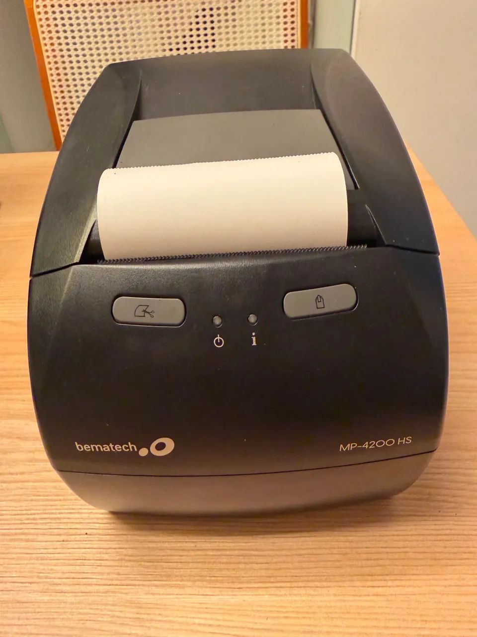 Impressora Térmica Bematech MP-4200 HS + Fonte e Cabos + Bobinas - Foto 5