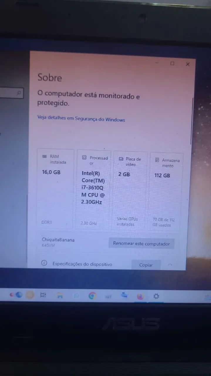Notebook Asus potente para games/estudos  - Foto 3
