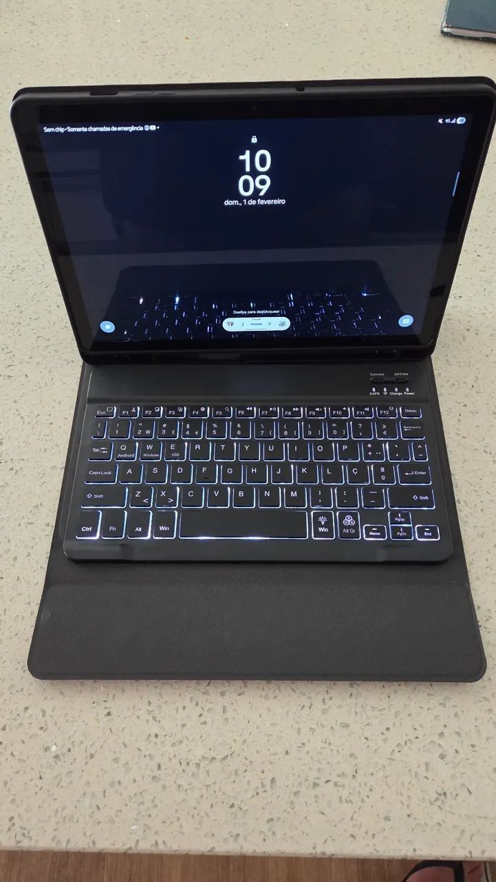 Galaxy Tab A9+ 5g com Capa, Teclado e Mouse. - Foto 2