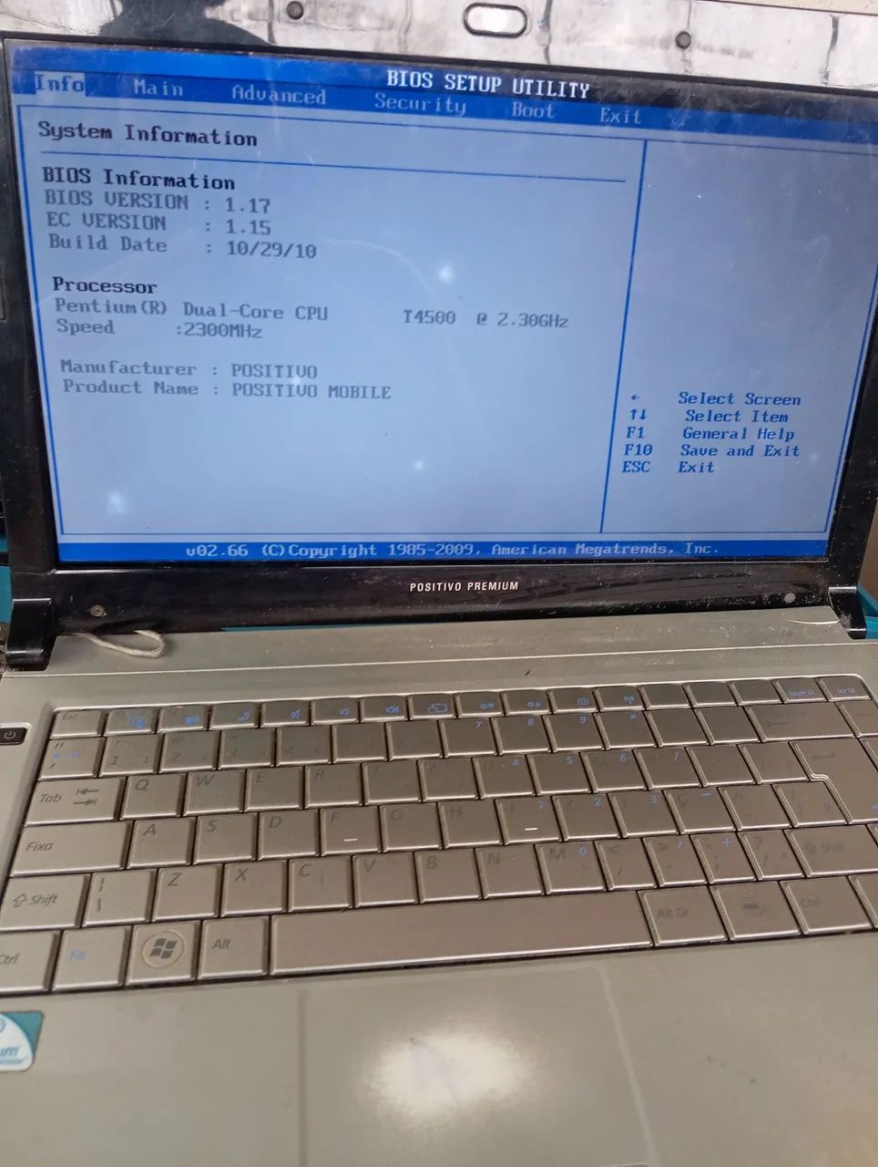Notebook Positivo Premium Dual Core 14