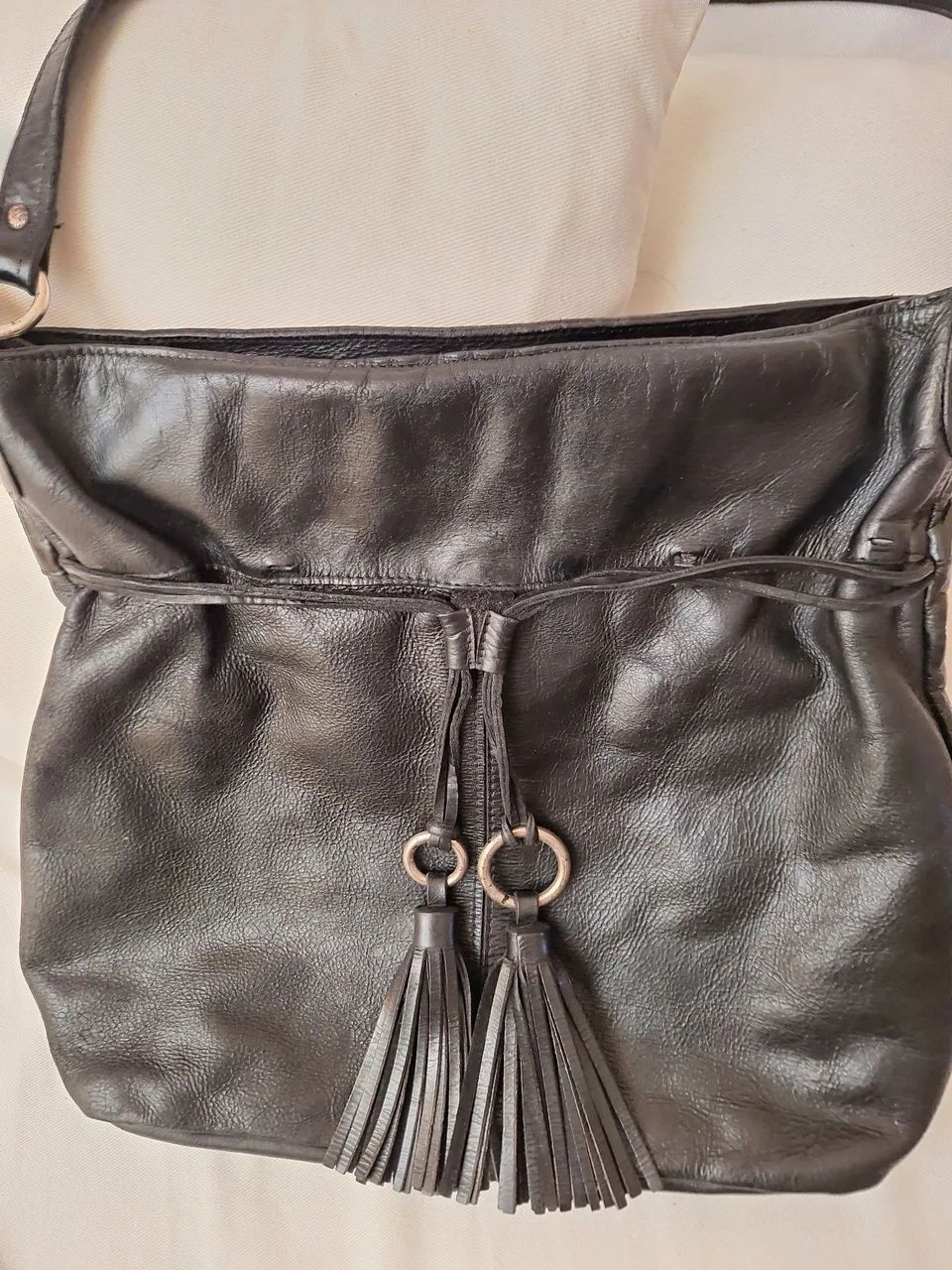 Bolsa em couro legítimo  - Foto 3