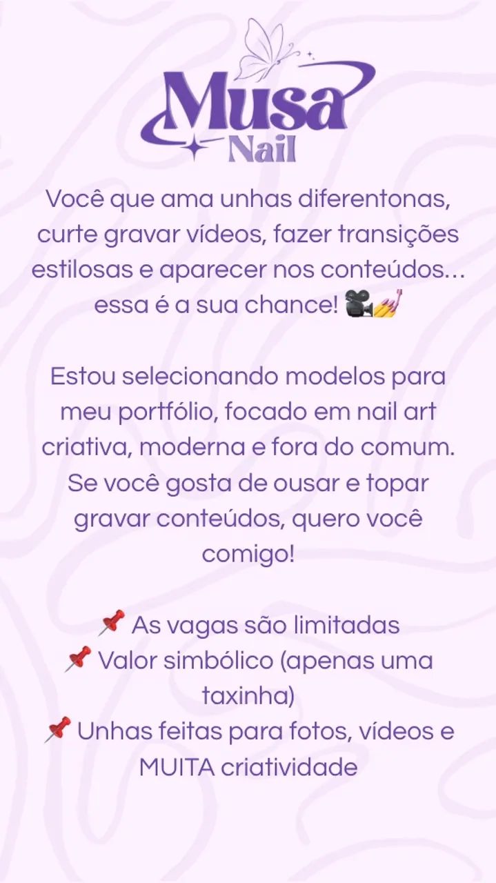 Seleção de modelos de unhas 