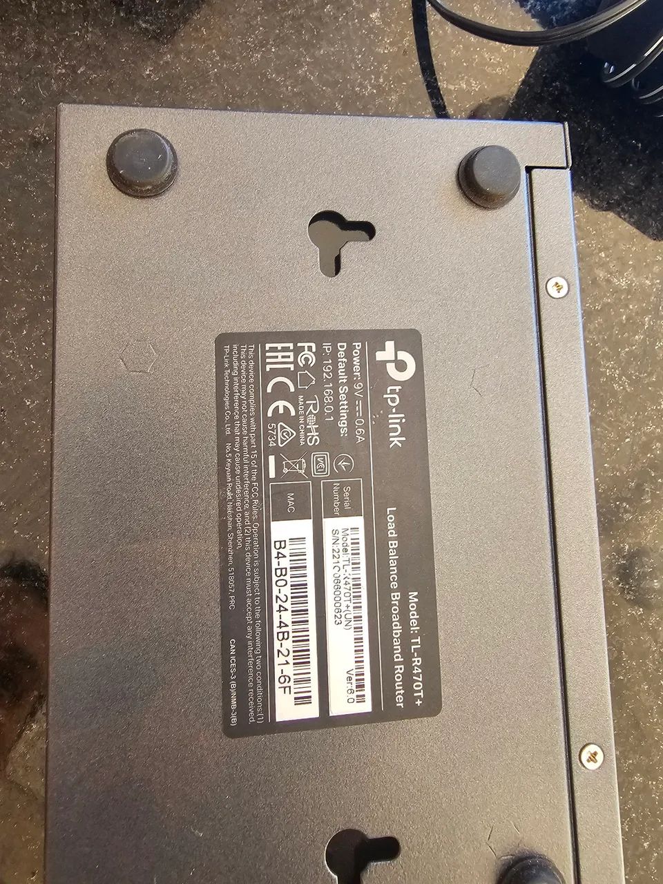 Switch 2 redes com 4 portas, funciona simultaneamente 2 Internets  - Foto 3