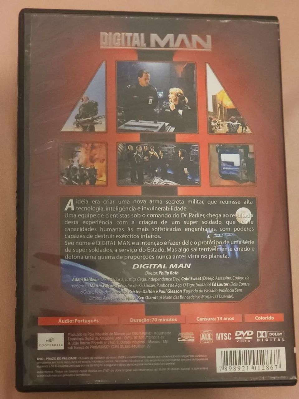 DVD - Digital Man - Adam Baldwin - Mathias Hues - Ed Lauter - Dublado - Foto 3