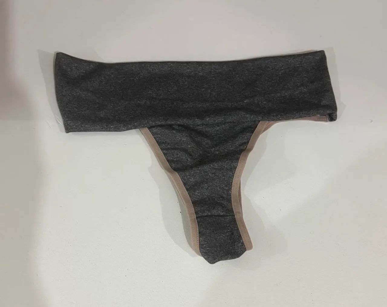 Kit 3 calcinhas malha mescla, seca barriga  - Foto 3