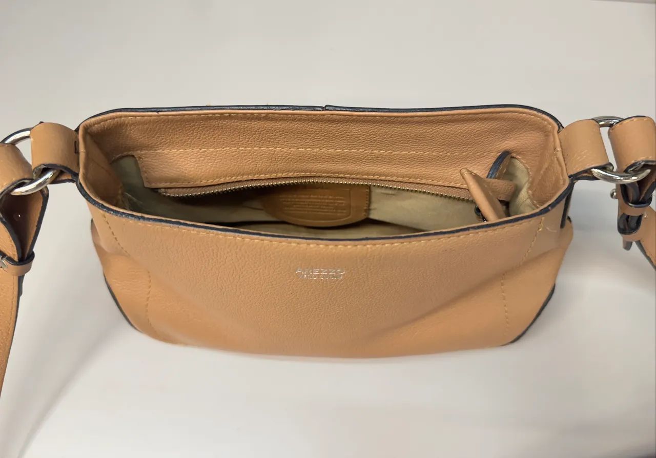 bolsa arezzo crossbody caramelo - Foto 3