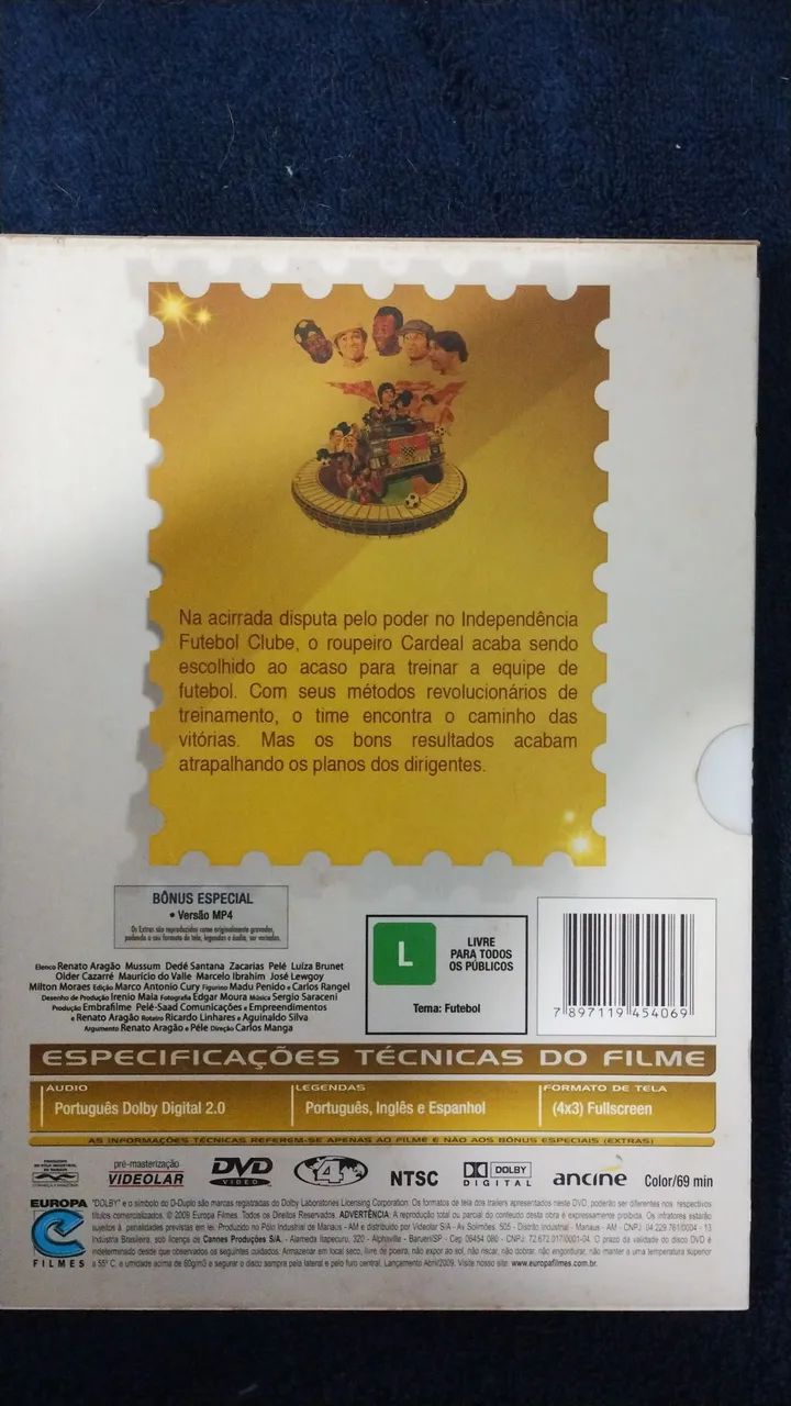DVD do Filme Os Trapalhões e o rei do futebol  - Foto 2