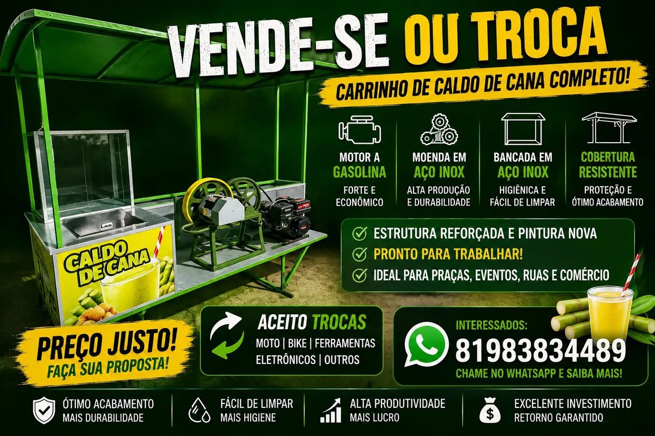 Carroça de Caldo de Cana 