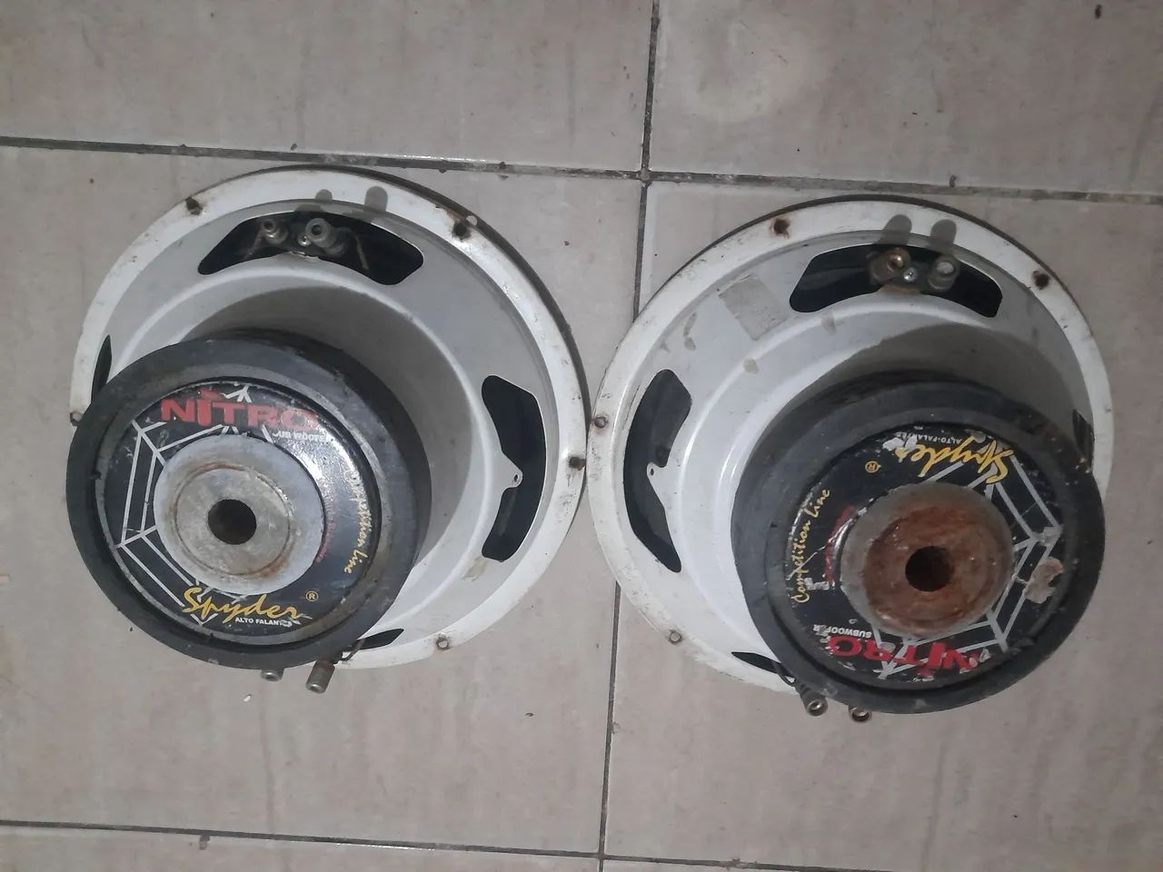 Par de alto falantes nitro pra recondicionar 12 polegadas - Foto 3